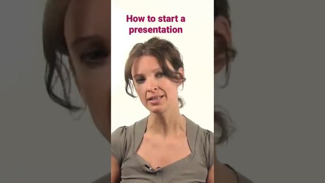 How to start a presentation смотреть онлайн