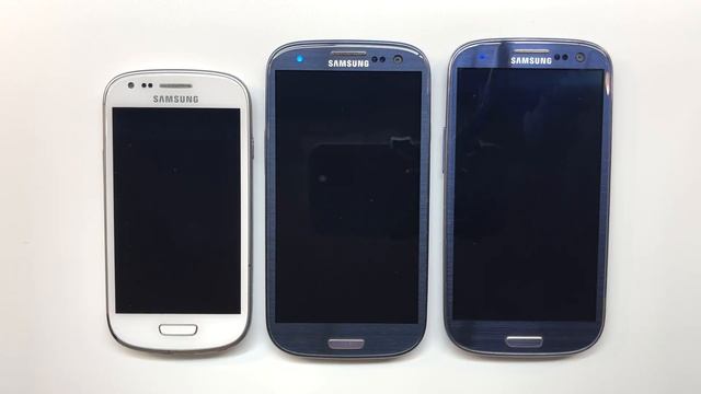 Samsung S3 Mini vs S3 vs S3 Neo Incoming Call Over the Horizon at the Same Time + Boot Animation смотреть онлайн