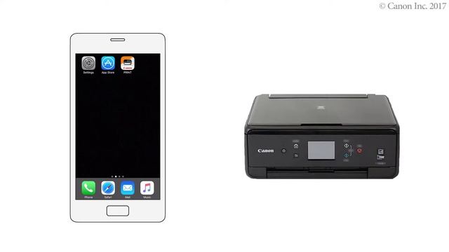 Enabling printing from a smartphone (iOS) - 2/2 (TS6100 series) смотреть онлайн