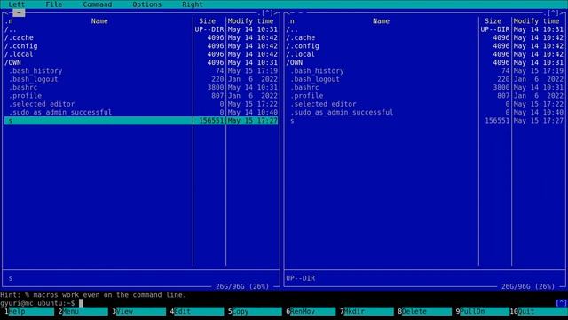 Midnight Commander #1 mc keymap and shortcuts смотреть онлайн