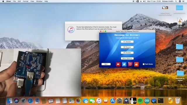 Tutorial Cara bypass icloud iPod Touch gen 5 смотреть онлайн