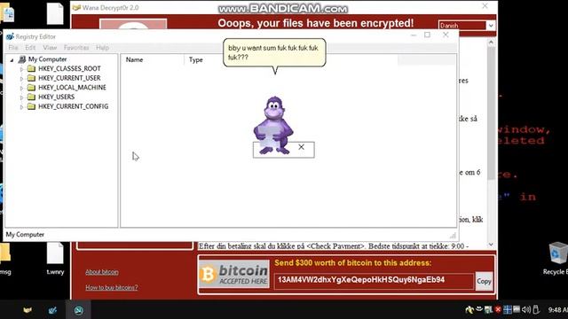 BonziKill + MEMZ And WannaCry Ransomware