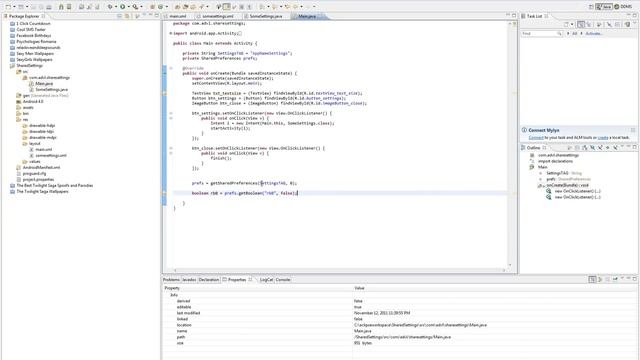 Android Tutorial - DataStorage - Shared Preferences and Application Icon смотреть онлайн