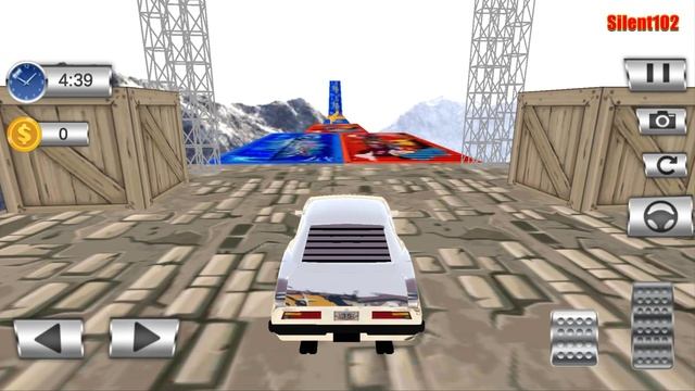 Impossible Race tracks Car Stunt Driving Game - Android Gameplay By Silent102 смотреть онлайн