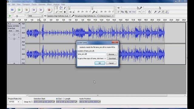 Audacity troubleshooting смотреть онлайн