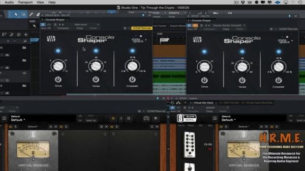 Presonus Studio One 3 - Console Shaper vs. Slate Digital VCC Plugins