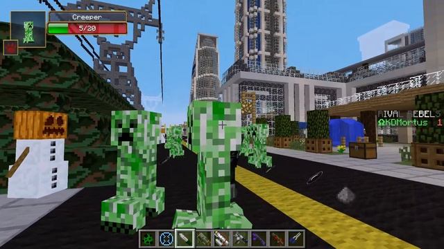 Minecraft - NUCLEAR WEAPONS MOD ( INSANE NUCLEAR WEAPONS FROM THE RIVAL REBELS MOD, MUST WATCH!!)