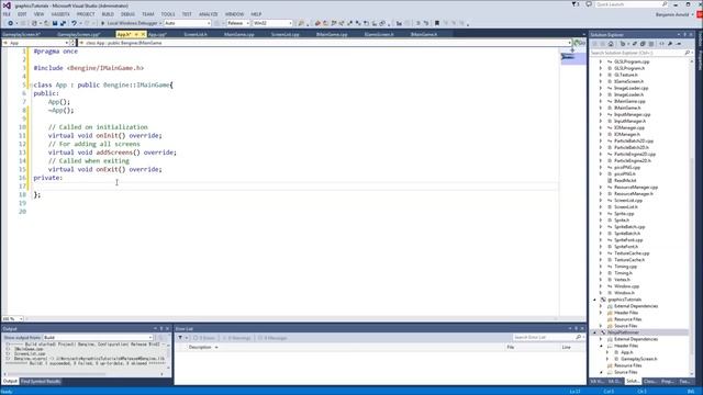 Advanced C++/Graphics Tutorial 45: Finished IMainGame + IGameScreen смотреть онлайн