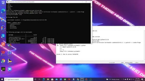How to Install PyTorch On Windows