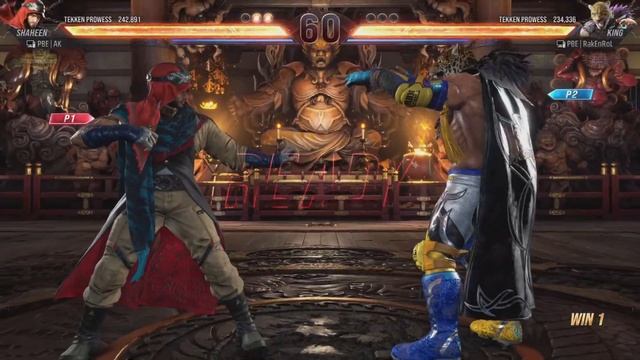 PBE | AK (Shaeen) Vs. PBE | RakEnRol (King) - Tekken 8 смотреть онлайн