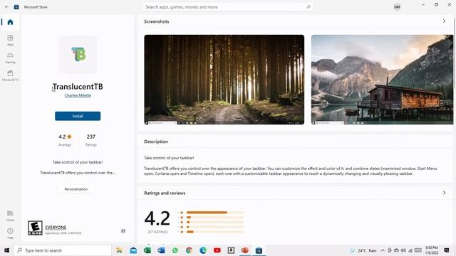 How to make Taskbar Transparent in Windows 10 ( 2022 ) смотреть онлайн