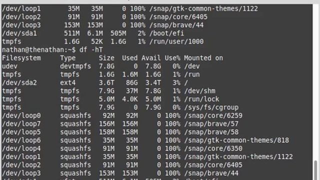How to see file system disk usage from command line in Linux смотреть онлайн