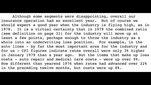 Berkshire Hathaway 1978 Shareholders Letter смотреть онлайн