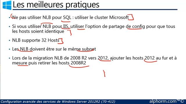 Windows Server 2012 - MCSA 70-412 : 10.02. Déployer une solution de cluster NLB смотреть онлайн
