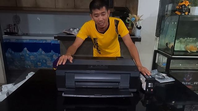 Unboxing EPSON L1300 and Sublimation Ink Conversion смотреть онлайн