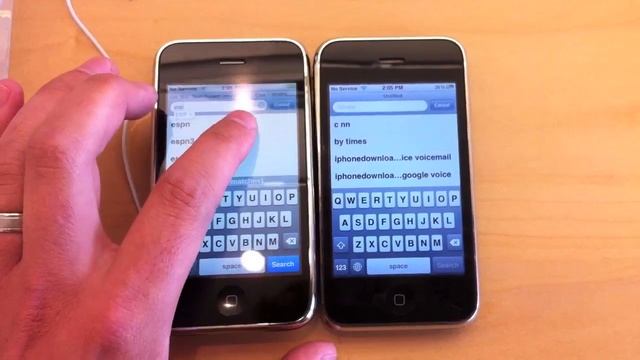 iOS 5 vs iOS 4.3.3 Speed Test смотреть онлайн
