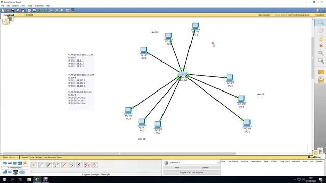 vlan cisco packet tracer untuk pemula part 2 смотреть онлайн