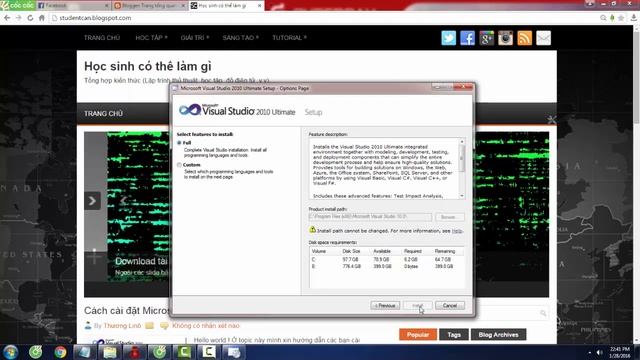 Cách cài đặt Microsoft Visual Studio 2010 Ultimate Nhanh gọn và tiện lợi смотреть онлайн