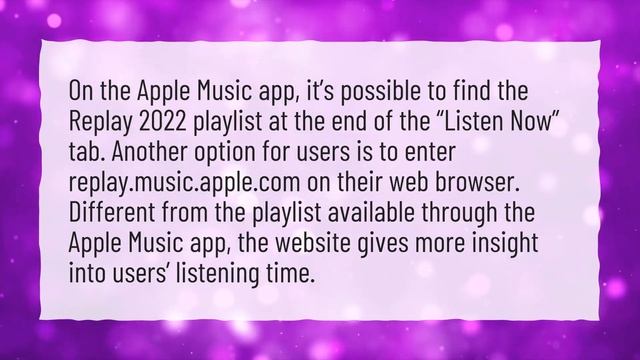 How do I replay 2022 on Apple Music? смотреть онлайн