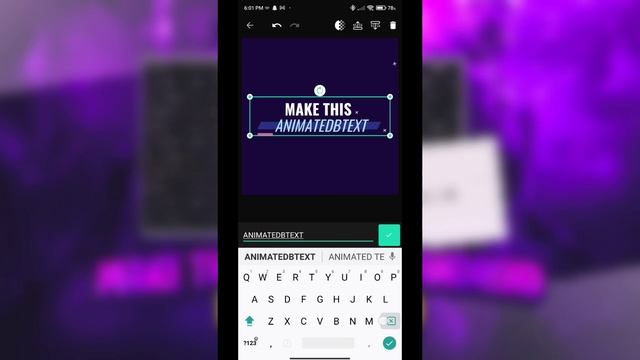 MAKE THIS ANIMATED TEXT LIKE A PRO😍🔥ON ANDROID смотреть онлайн