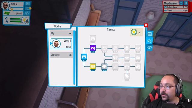 LEAVING HOME, GOING TO A PARTY & THE MOVIES | Youtubers Life Gameplay (Youtubers Life Funny Moments смотреть онлайн