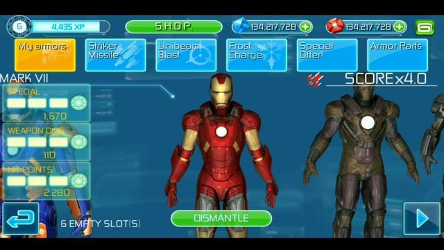 IRON MAN 3 (official game) All armors preview смотреть онлайн