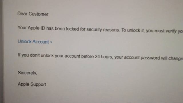 Apple ID Locked email scam. I don't even have apple id with that email. From address not from appl смотреть онлайн
