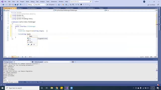 C# Aspnet Core Net 5.0 MVC Create your own blog with csharp and share your ideas part 1 смотреть онлайн
