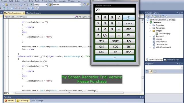C# (sharp) for Beginners (Standard Calculator) смотреть онлайн