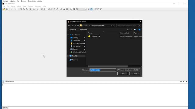 Ingenieria Inversa 7 Detalles técnicos de IDA Pro смотреть онлайн