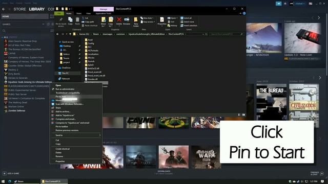 How to easily add game shortcuts to Windows 10 Start menu • Steam смотреть онлайн