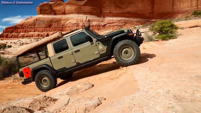 custom Jeep GLADIATOR Wayout by MOPAR goes offroad at the 53rd Annual Moab Easter Jeep Safari смотреть онлайн