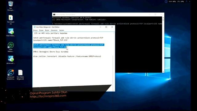 Wanna Cry - Windows Korunma Yolları - Açığı Kapatma смотреть онлайн