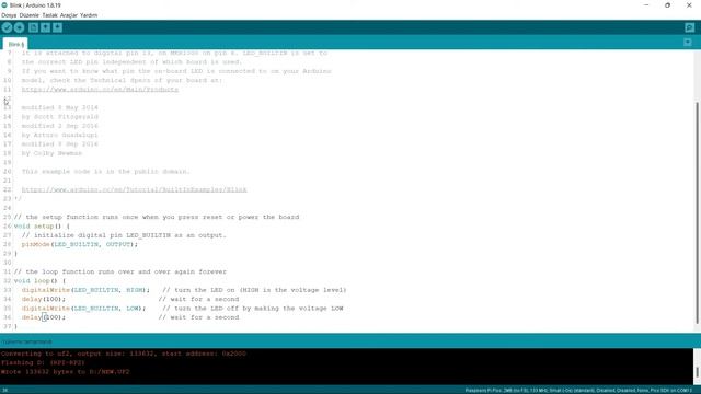 Arduino IDE ile Raspberry Pi Pico Nasıl Programlanır? смотреть онлайн