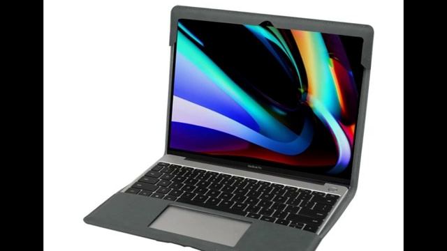MacBook Pro 16 Inch Case PU Leather Tablet Case Angle Guard With Bracket Laptop Bag Dark Green смотреть онлайн