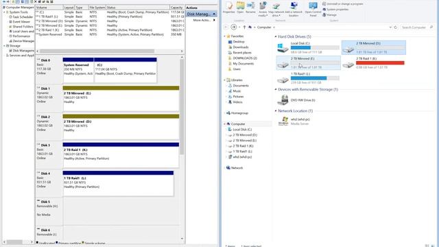 How to create mirrored volume in Windows смотреть онлайн