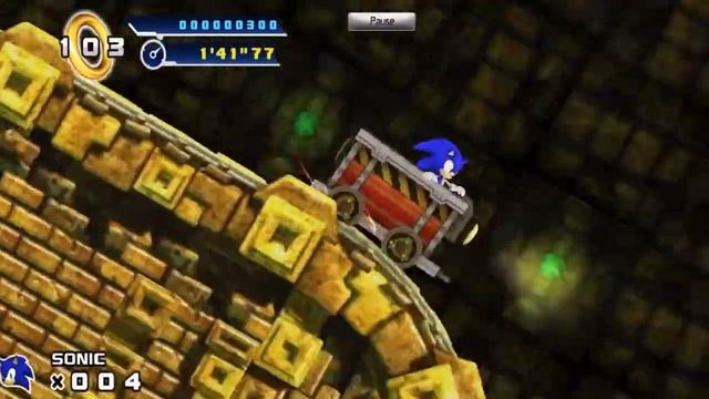 Sonic 4: Ep 1 - Lost Labyrinth Zone: Act 2 (iOS) смотреть онлайн