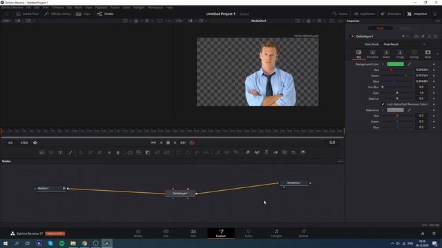 Как вырезать Green Screen в DaVinci Resolve??? смотреть онлайн