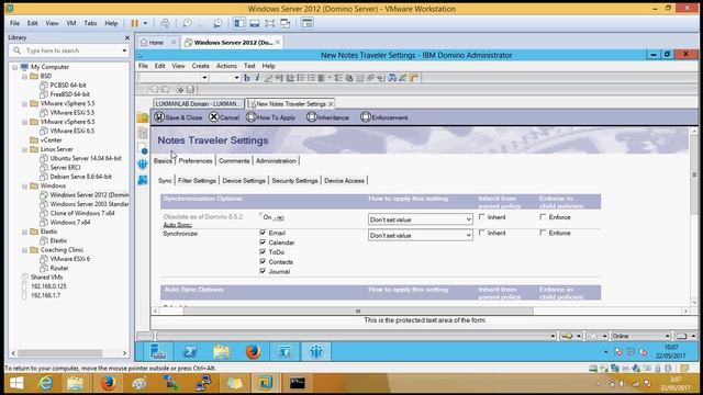 Setting IBM Traveler Server for IBM Verse (Android App) смотреть онлайн