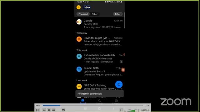 Webinar on the use of Microsoft team and Outlook on Android device смотреть онлайн