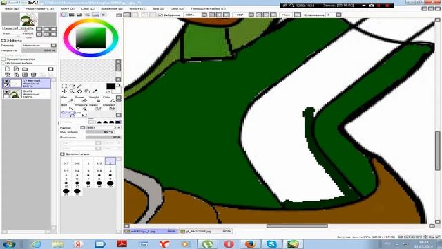 первая работа в paint to sai смотреть онлайн