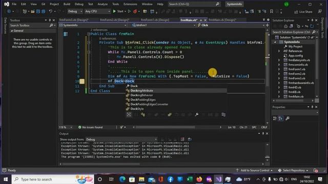 VB Guide 22 - Load forms inside a panel control - Visual Basic net смотреть онлайн