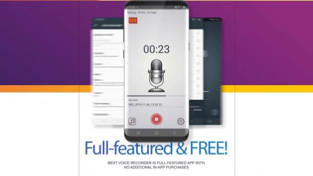 Android Voice Recorder promo video смотреть онлайн