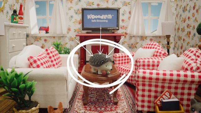 Story Snacks on Kidoodle.TV® | Safe Streaming™| Tiny Living Room | Herman the Hedgehog смотреть онлайн