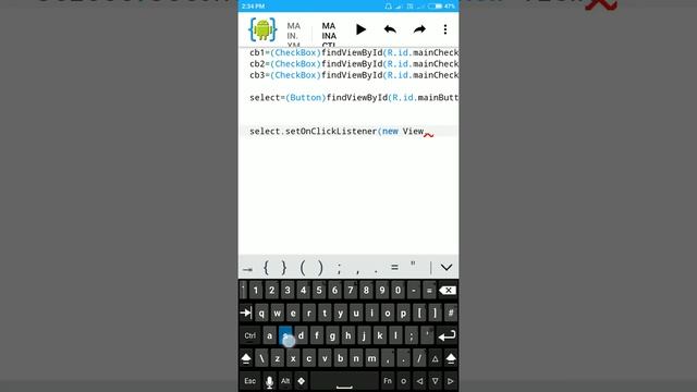 AIDE TUTORIAL-8-checkBox Demo смотреть онлайн
