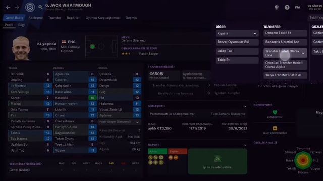 Football Manager 2021 Touch Fenerbahçe Kariyeri #2 - Fenerbahce Career #2 смотреть онлайн