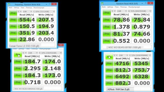 HDD vs SSD vs RAM Disk смотреть онлайн