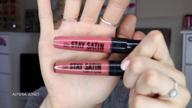 Rimmel Stay Satin Liquid Lip SWATCHES! смотреть онлайн