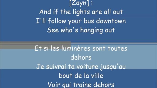 One Direction - One Way Or Another [Traduction]