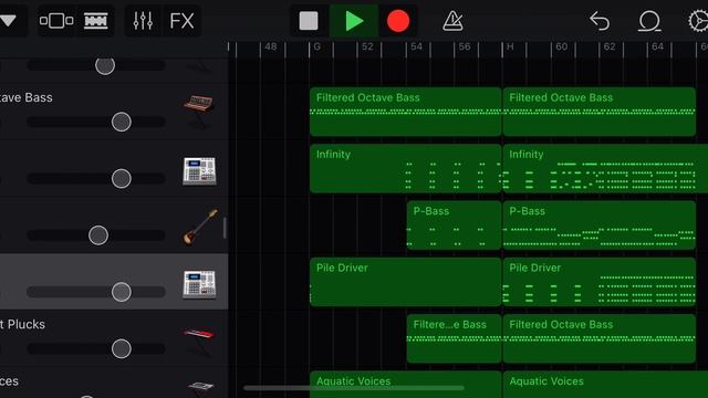 Dark Synthwave song using the GarageBand app on iPhone смотреть онлайн